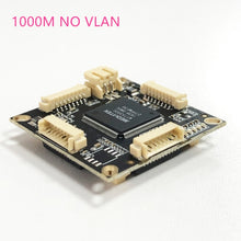 Load image into Gallery viewer, 10/100/1000M 4 port gigabit Ethernet switch pcba for embedded integrated module DC 5V 12V1A-3A IN DC OUT VLAN Through current
