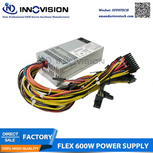 New Enhance ENP 7660B 1U mini flex 600w PSU 80PLUS Platinum power supply with 2*6+2 GPU Connector