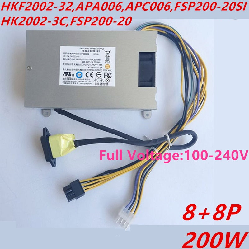 New Original PSU For Lenovo B320 B325r B520 B540 8Pin 200W Power Supply HKF2002-32 APA006 APC006 FSP200-20SI HK2002-3C FSP200-20